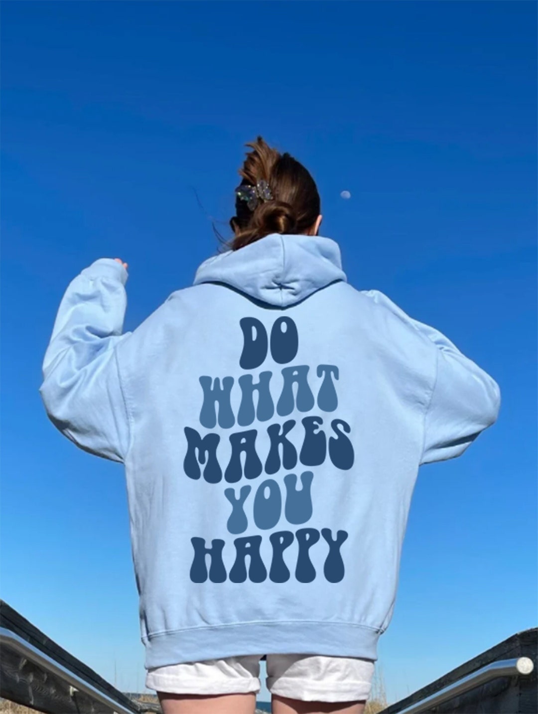 Do What Makes You Happy Hoodie, Cozy Hoodie, Trendy Hoodie, Positive