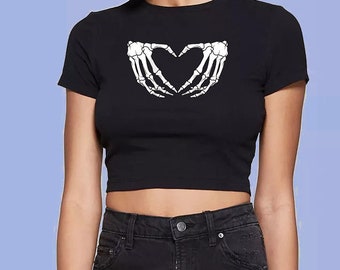 Emo Crop Top Etsy