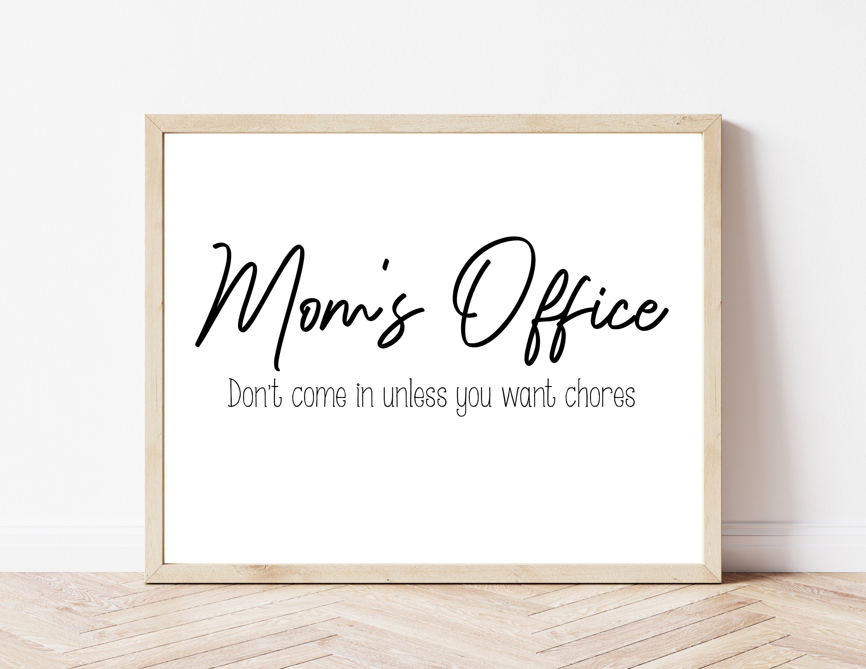 Funny Office Printablemom's Office Don't Come in - Etsy