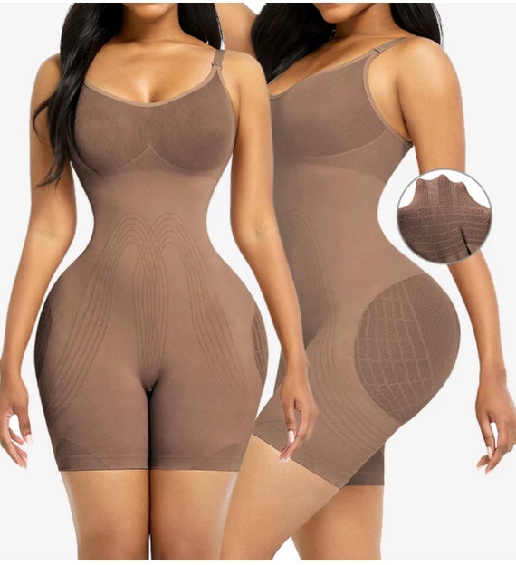 Smoothing Seamless Full Bodysuit Shapewear for Women Tummy Control Bodysuit  Hip Lifting Butt Lifter Body Shaper Shorts