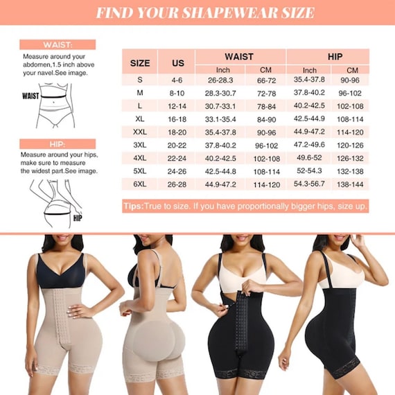 Tummy Control Shapewear for Women Butt Lifter High-waisted Body Shaper Firm  Control Compression Adjustable Shapewear Shorts Faja 