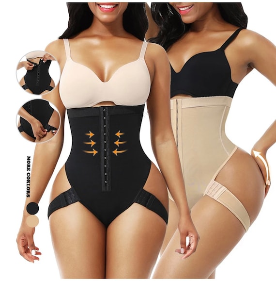 Women Colombia Fajas Women Latex Waist Trainer Cincher Body Shaper Plus  Size Zipper Corset Underbust Tummy Control Shapewear