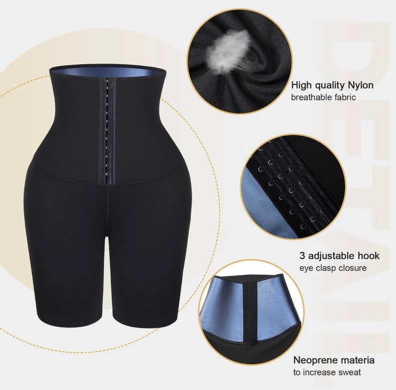 Womens Slimming Waist Compression High Waisted Butt Shaping Trimming