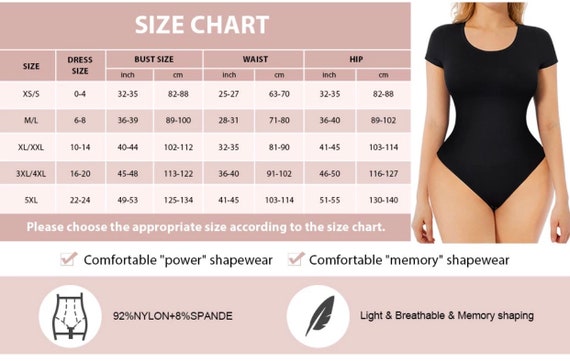 Shapewear Seamless Short Sleeve Bodysuit Slimming Tummy Control