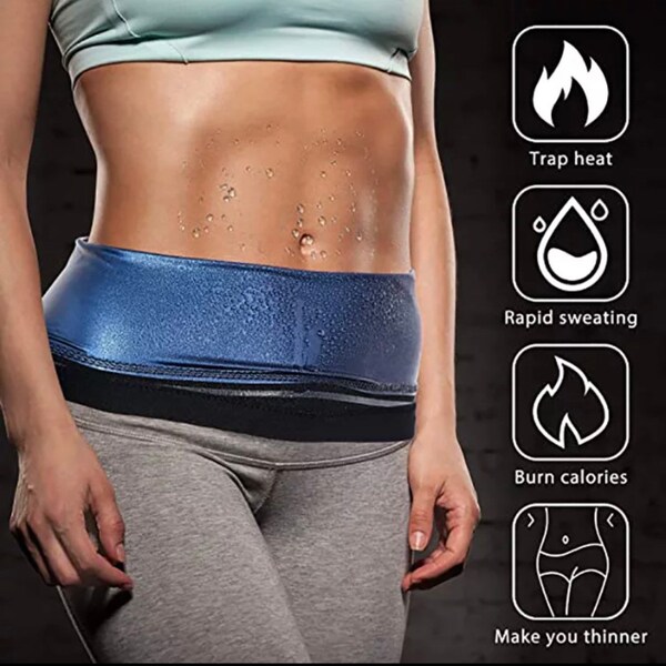 Women’s Sauna Waist Trainer Sweat Belt/ Neoprene Weight Loss belt / Slimming Timmer Tummy Control Belt/Lose belly fat Click Now to order