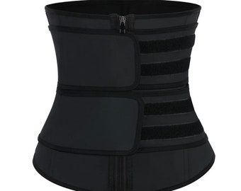 Womens Waist Trainer Belt Latex Double 