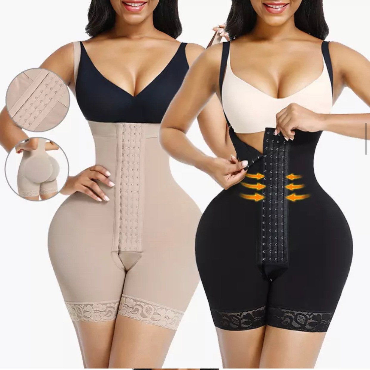 Tummy Control Shapewear for Women Butt Lifter High-waisted Body