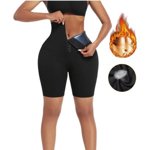Womens Slimming Waist Compression High Waisted Butt Shaping Trimming Tummy Control Waist Trainer Shorts