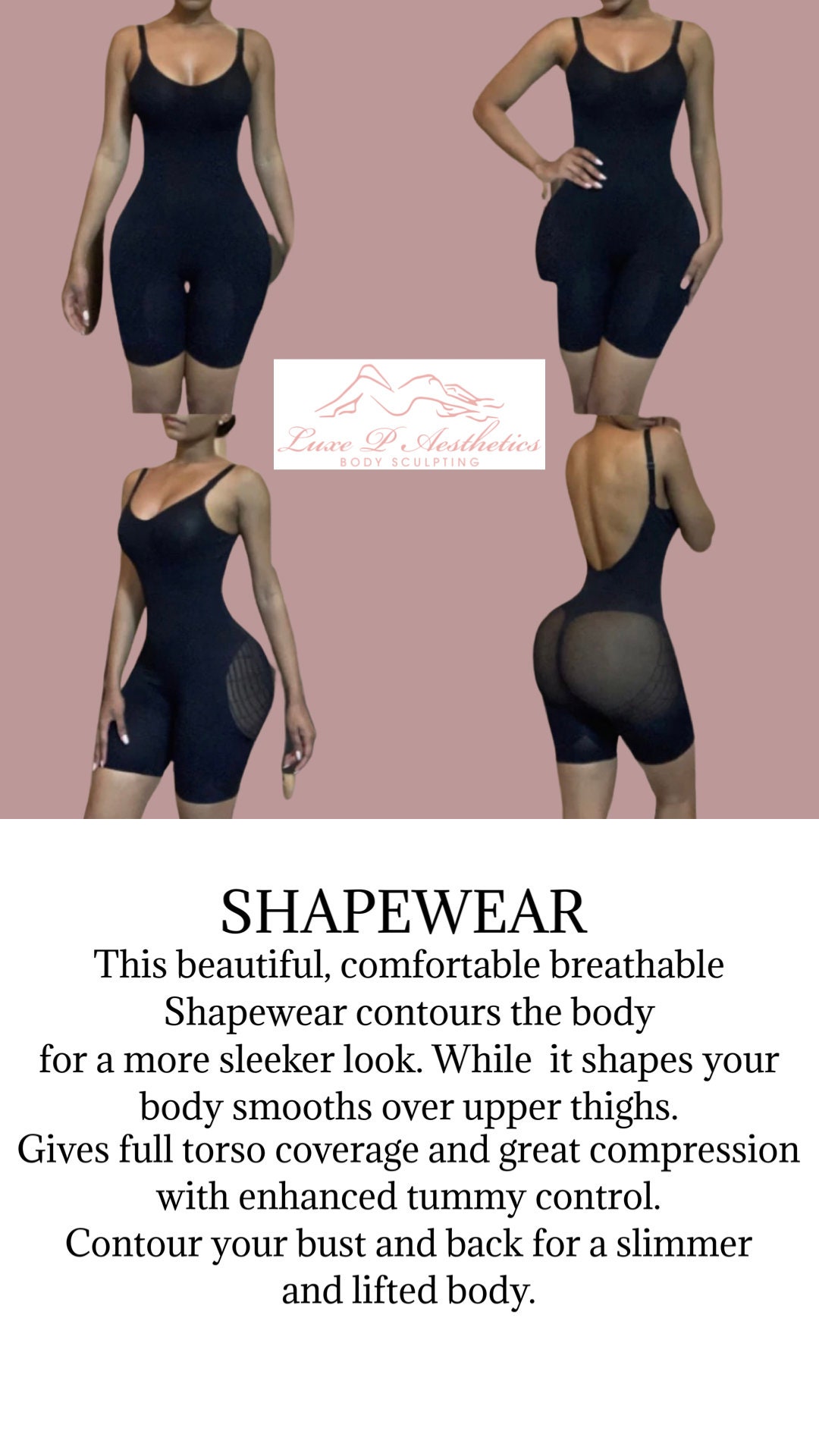 Womens Full Body Control Shapewear Firm/ Waist Slimming Etsy