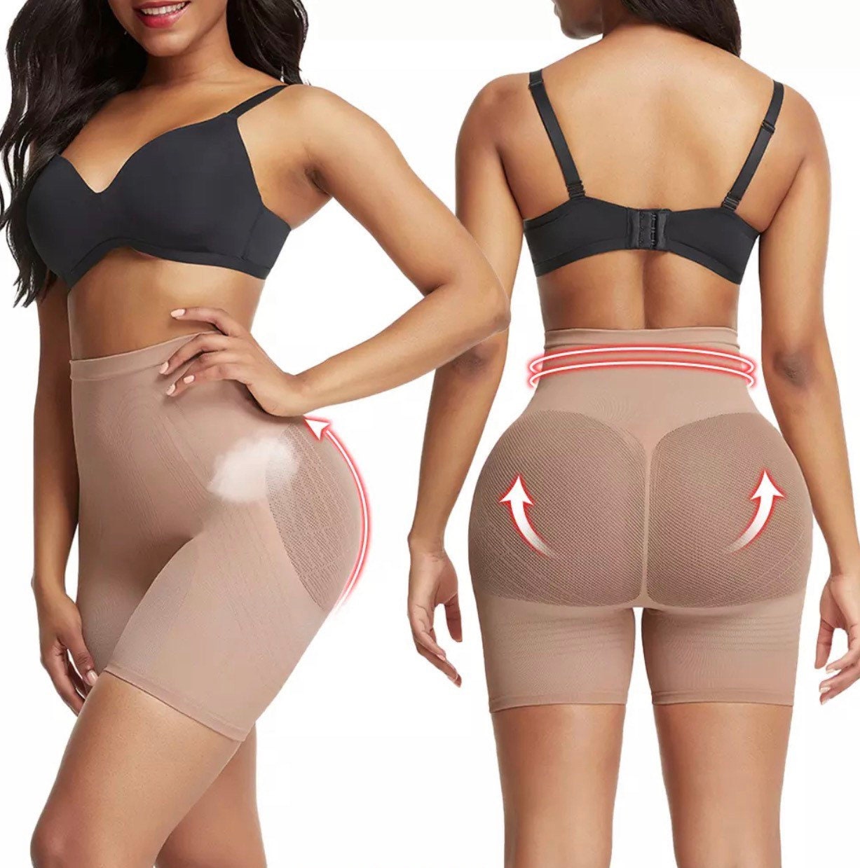 Shapewear Slimming Mid Waist Tummy Control Butt Lifter Body Shaper Womens  Shorts Seamless Shapewear Compression Click Now -  Canada