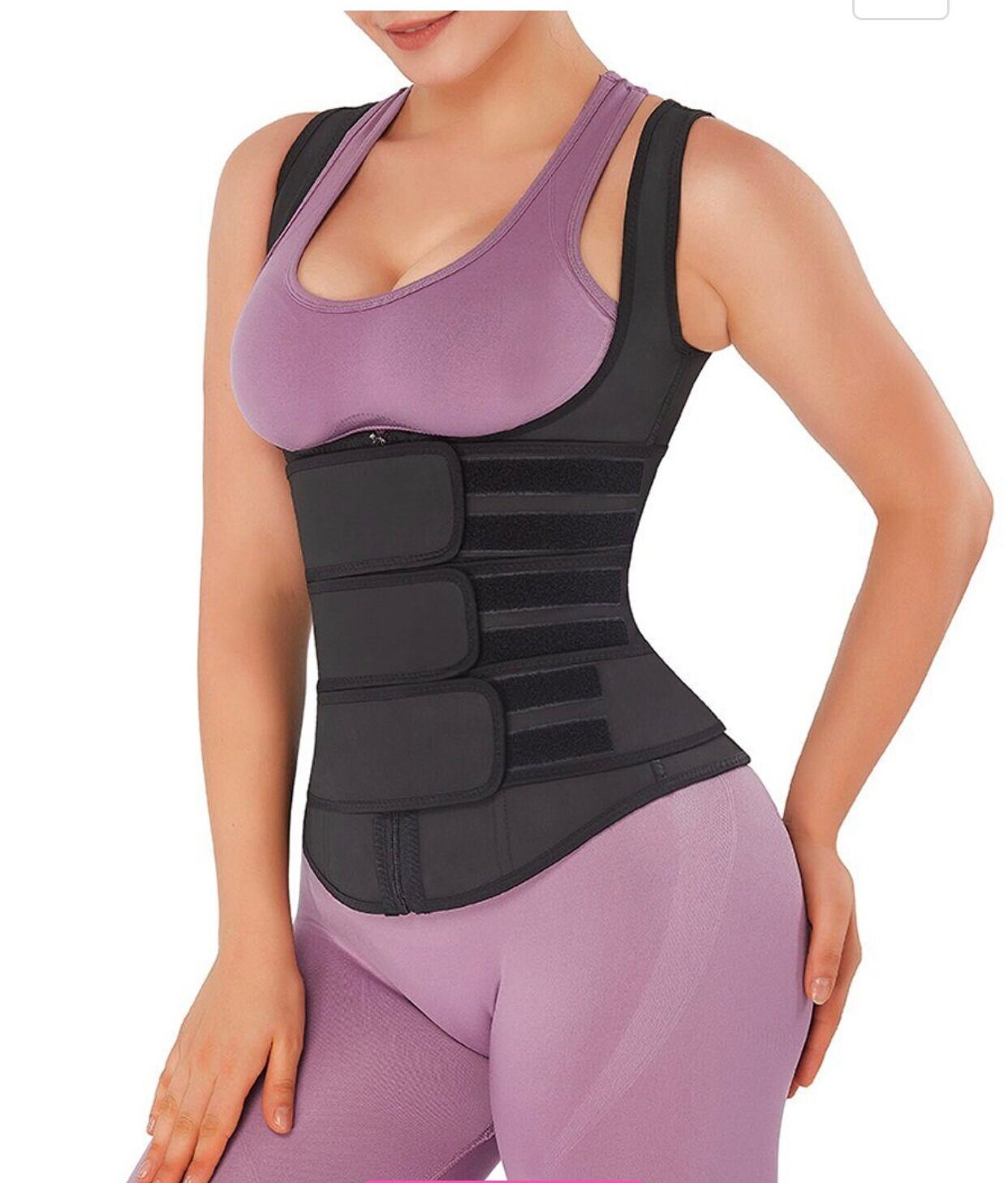 Womens Waist Trainer Vest Latex Triple Strap Tummy - Etsy