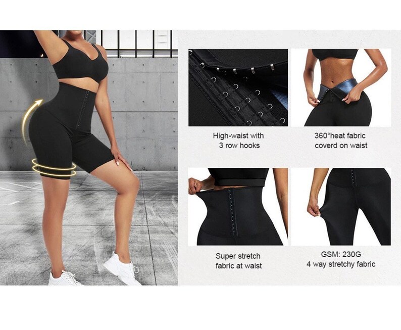 Womens Slimming Waist Compression High Waisted Butt Shaping Trimming