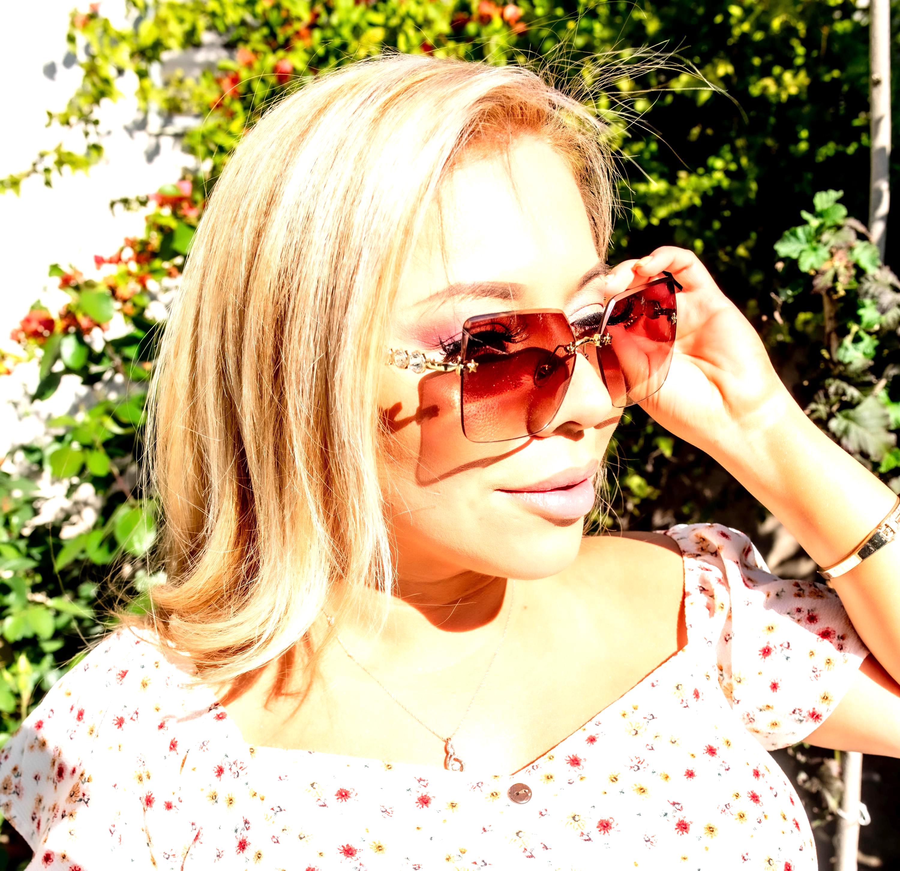 Rimless Vintage Sunglasses - Etsy