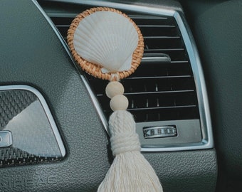 Seashell Essential Oil Diffuser | Essential Oil Diffuser | Oil Diffuser | Air Vent Diffuser | Car Oil Diffuser | Car Hanging | Aromatherapy