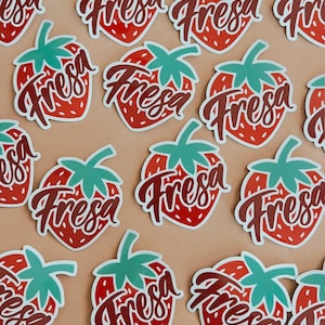 Strawberry Sticker | Strawberry | Fresa | Vinyl Sticker
