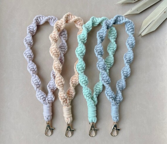 Macrame key holder deals