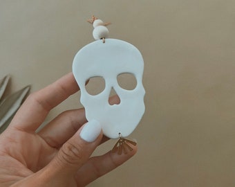 Diffuseur d'huiles essentielles tête de mort | Diffuseur d'huiles essentielles | Diffuseur d'huile | Diffuseur d'huiles essentielles pour voiture | Charme de voiture | Suspension de voiture | Aromathérapie
