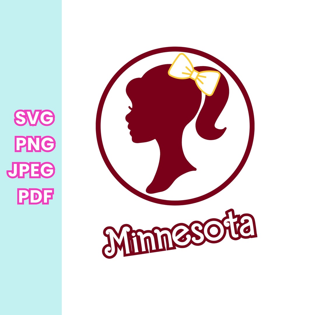 Minnesota Svg Png Barbi Design College Game Day Instant Etsy