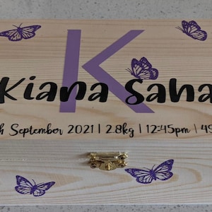 Personalised Keepsake Box