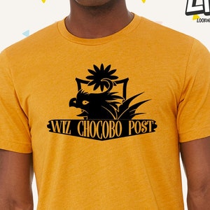 Wiz Chocobo Post Shirt, Chocobo T-Shirt, RPG Gift for Him, MMO Shirt, Gift for Her