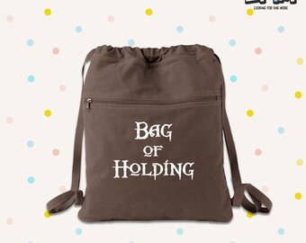 backpack of holding