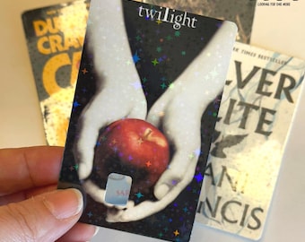 Custom Credit Card Skin | Movie, Game, Book Cover Wrap | Glitter Laminate Sticker