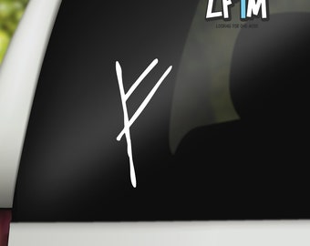 Burglar's Mark Window Decal, Thief's Mark Car Decal,  Laptop Sticker, Adventure Phone Decal, Movie Window Sticker