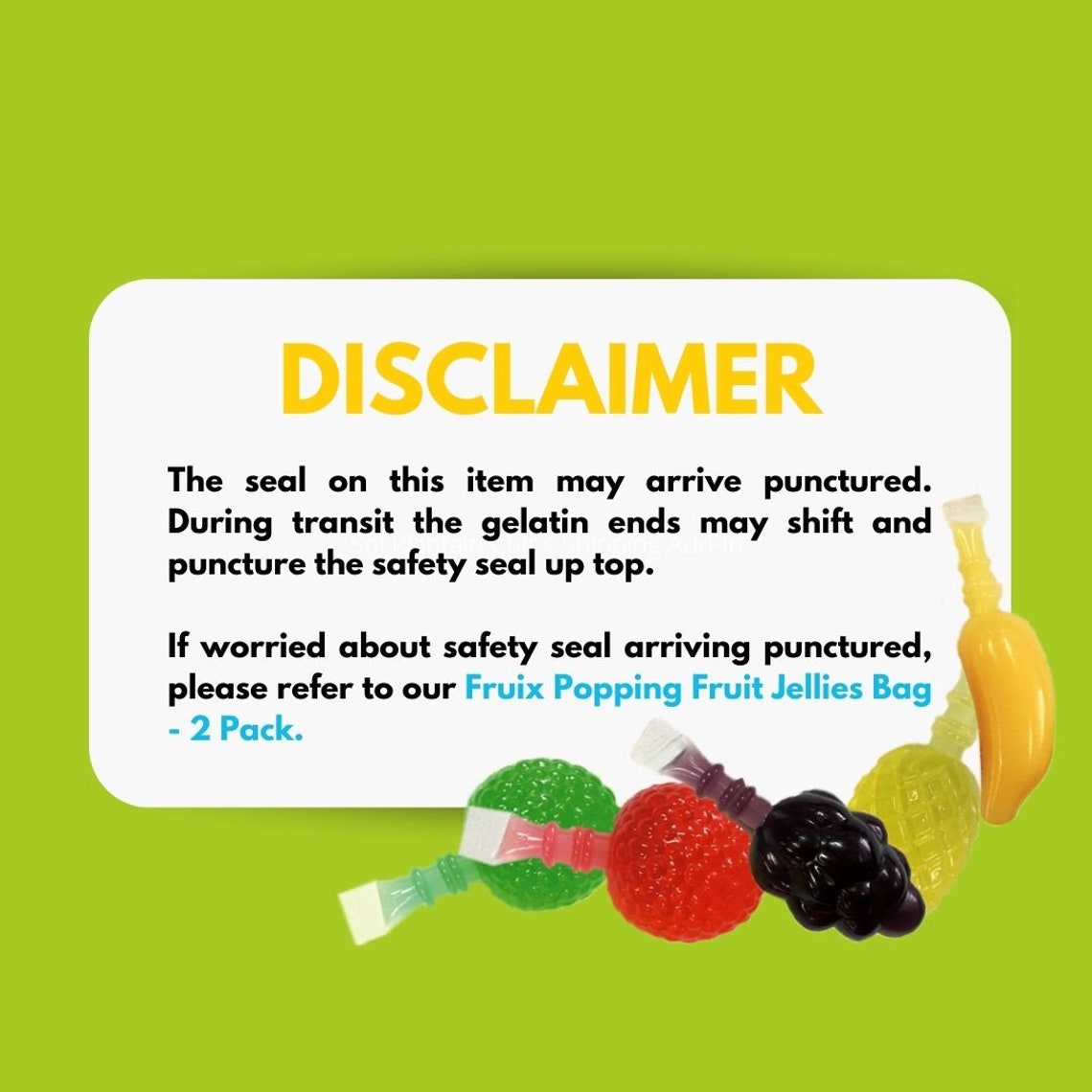 Fruix Popping Fruit Jellies Jars Tik Tok Trending Fruit Etsy