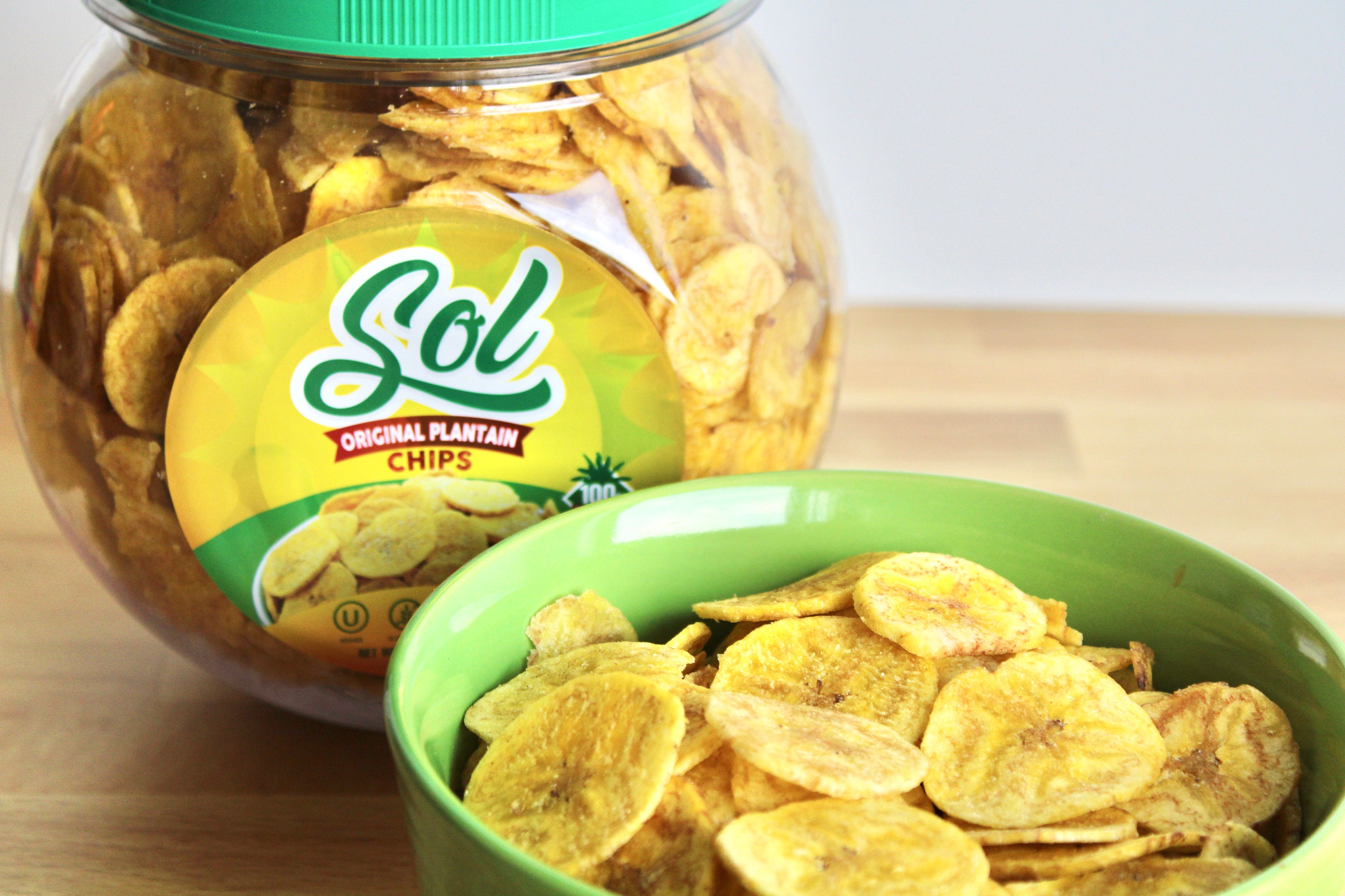 Sol Original Plantain Chips slightly Salted Plantain Chips Banana Chips