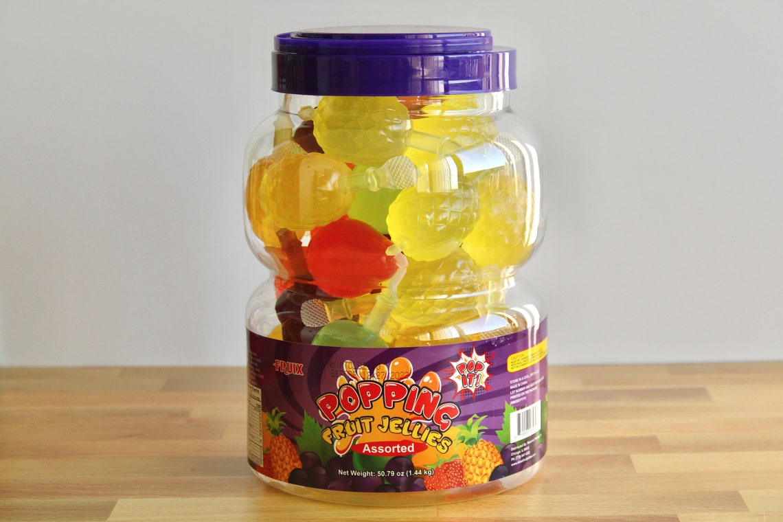Fruix Popping Fruit Jellies Jars Tik Tok Trending Fruit Etsy