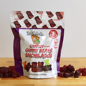 La Helada Gummy Bears Bag - Dulces Enchilados - Spicy Gummy Bears - Chamoy Candy - Gummi Bear Chamoy Candy - Spicy Gummy Candy -