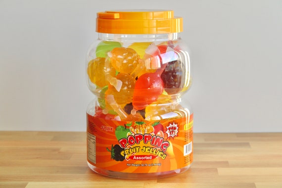 Fruix Popping Fruit Jellies Jars Tik Tok Trending Fruit Jellies Assorted  Flavors Fruit Squeeze Jellies Jelly Fruit Candy 
