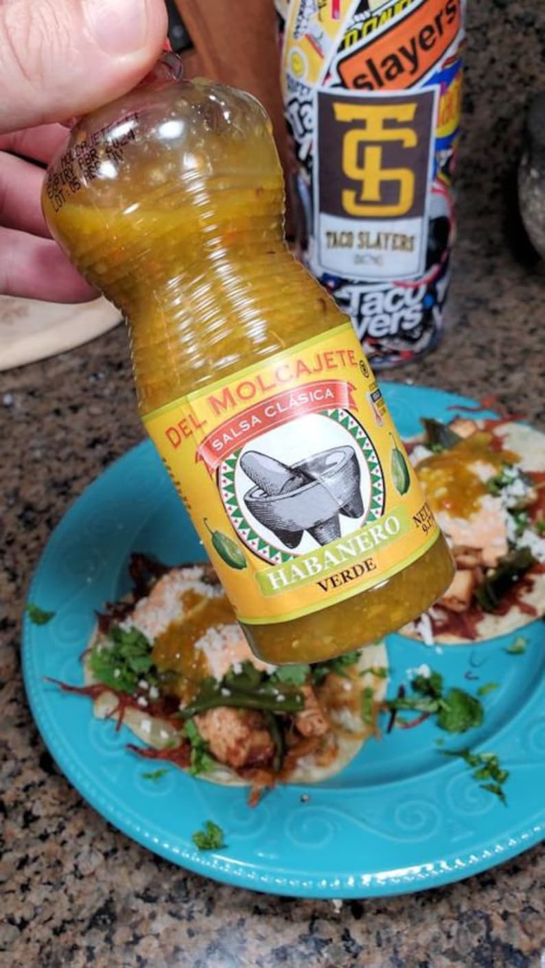 Del Molcajete Salsa Clasica Habanero Variety 3 Pack Habanero Hot Salsa