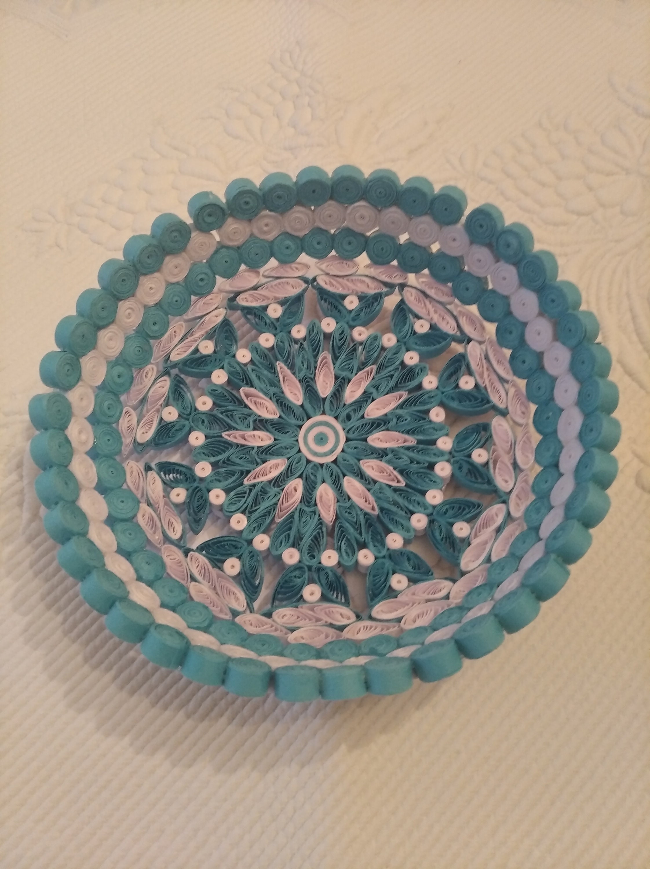 Création Corbeille en Quilling