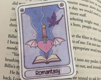 Adesivo olografico dei tarocchi romantici