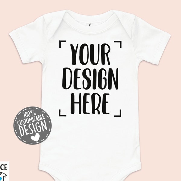 Personalized Baby Bodysuit - Customized Toddler Shirt - Custom Baby Shirt - We Create your Design Idea