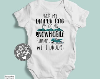 Inktastic Snowmobile Rider Snowmobiling Boys Baby Bib
