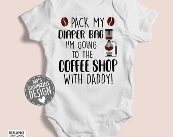 Barista Baby Bodysuit | Coffee Shop With Daddy
