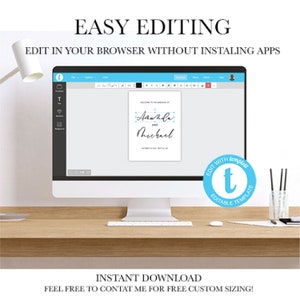 Editable Minimalist Wedding Date Night Sign Template, Printable Date