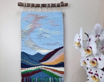 Mountain weave | Woven tapestry | Weave | Wall hanging | Wall hanging | Wall decor | Macrame | Woven tapestry Wall hanging | Wall weave Art