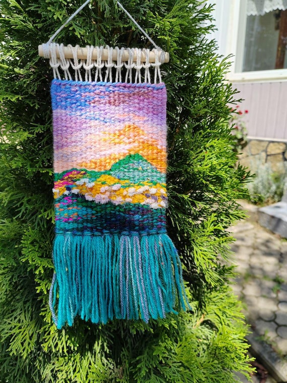 Mini Small Woven Wall Hanging Weave Weaving Tapestry Ornaments Sky Gallery Wall Wall Hanging Small Wall Decor Mini Woven Wall Art Etsy Australia