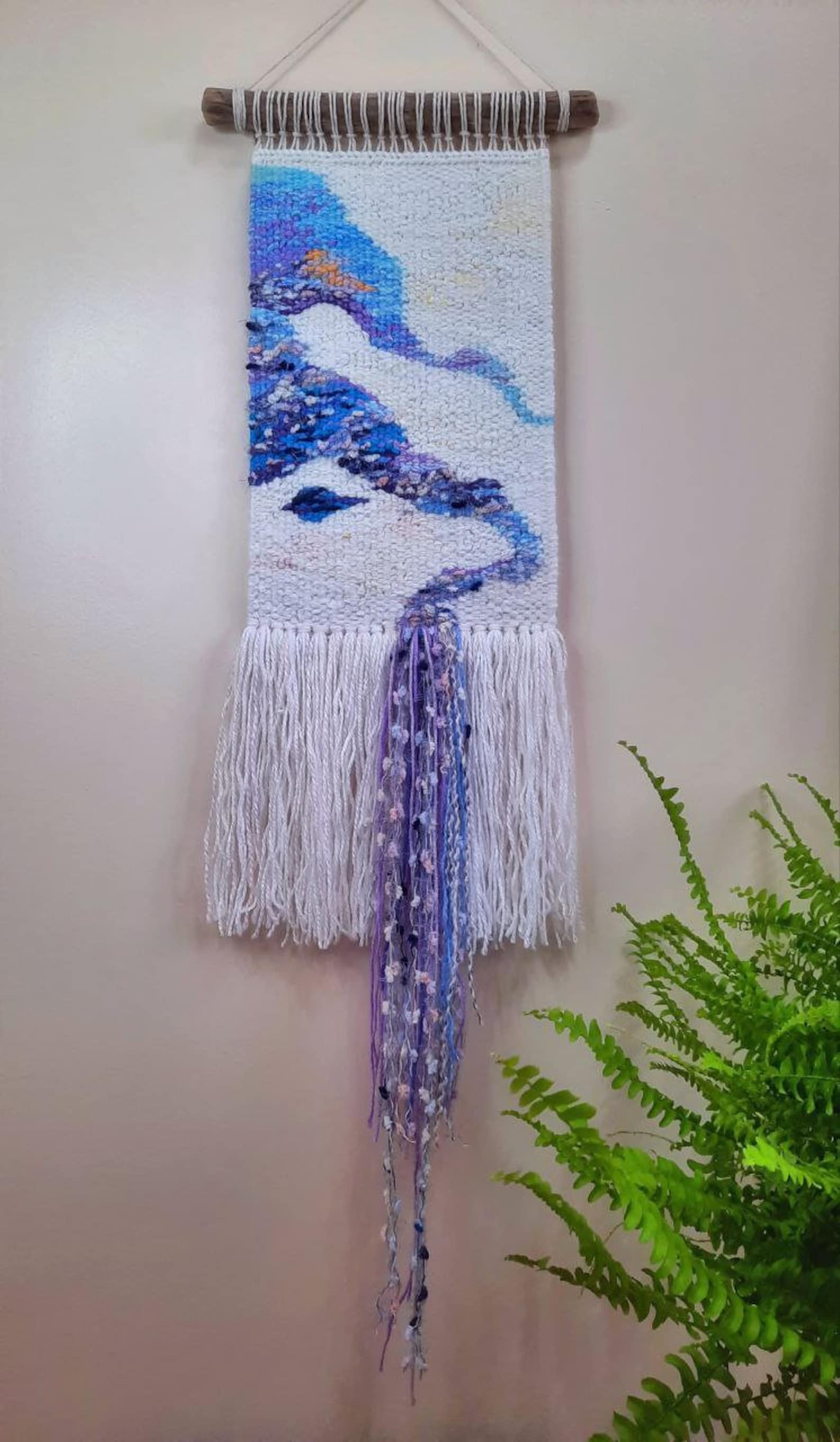 Modern Fiber Art Wall Decor Tapestry Wall Hanging Boho Etsy UK