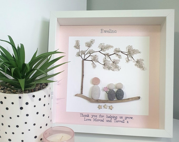 Pebble Art Picture - Teacher Gift