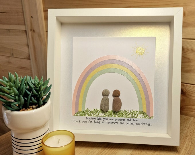 Pebble Art Picture - Thank You