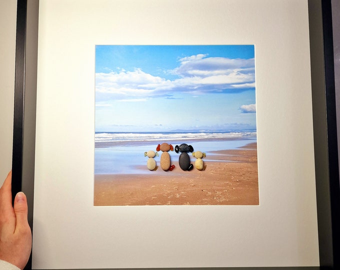 LARGE Customised Pebble Art Picture