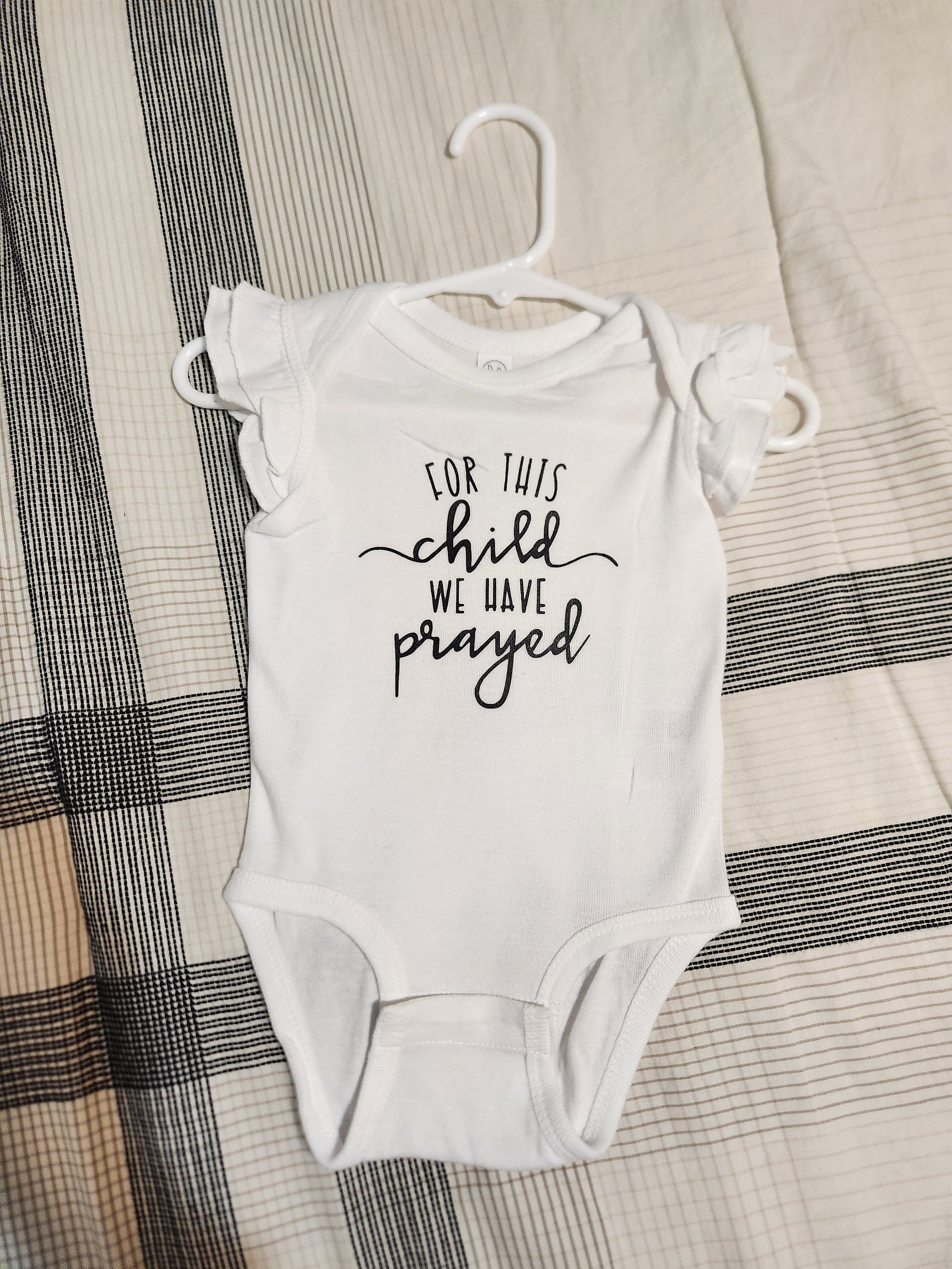 FOR Ths Chld / WE Have Prayed Bodysut Or Shrt - Etsy
