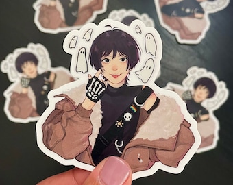 PJO Nico di Angelo - Ghost King | Diecut, Matte Vinyl Stickers