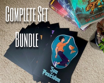 Complete Set Bundle (9 Prints) | Heroes of Olympus Poster Series