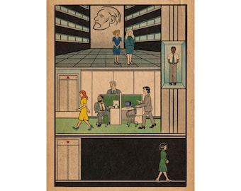 Mysterious and Important Poster - Vintage Comic - TV Art Print
