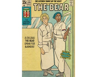 Yes, Chef! - Vintage Comic - TV Art Print